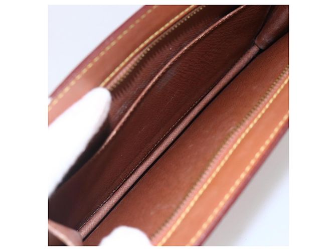 LOUIS VUITTON Pochette Uomo Epi Borsa Marrone Zipangu Oro M52528 LV Auth BA8330 - vista 9