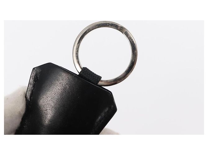 Borsa a mano PRADA in nylon nero argento Auth BA8490 - vista 10