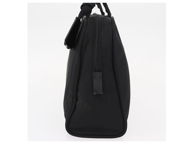 Borsa a mano PRADA in nylon nero argento Auth BA8490 - vista 3