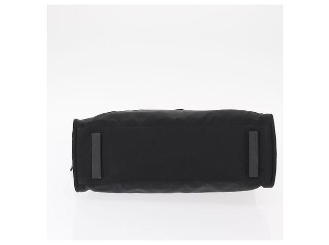 Borsa a mano PRADA in nylon nero argento Auth BA8490 - vista 5