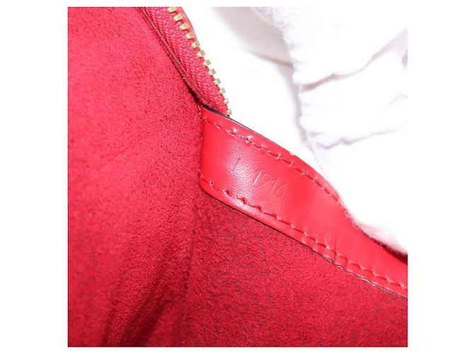 LOUIS VUITTON Borsa a Spalla Epi Lussac Rossa M52287 LV Auth 154497 Rosso - vista 12