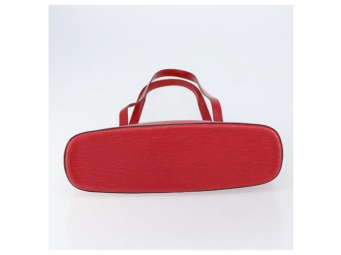LOUIS VUITTON Borsa a Spalla Epi Lussac Rossa M52287 LV Auth 154497 Rosso - vista 5