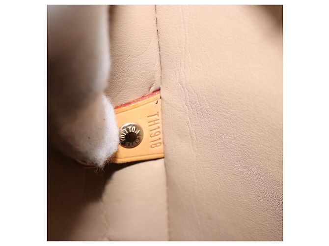 LOUIS VUITTON Borsa a Mano Monogram Vernis Houston Beige M91004 LV Auth ka279 - vista 12