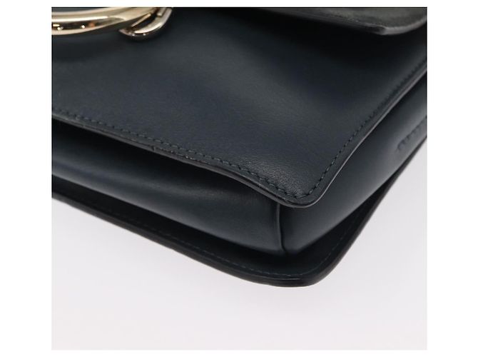 Chloé Borsa a Spalla Chloe Fay in Pelle Scamosciata Verde Oro Auth gh1351 D'oro - vista 14