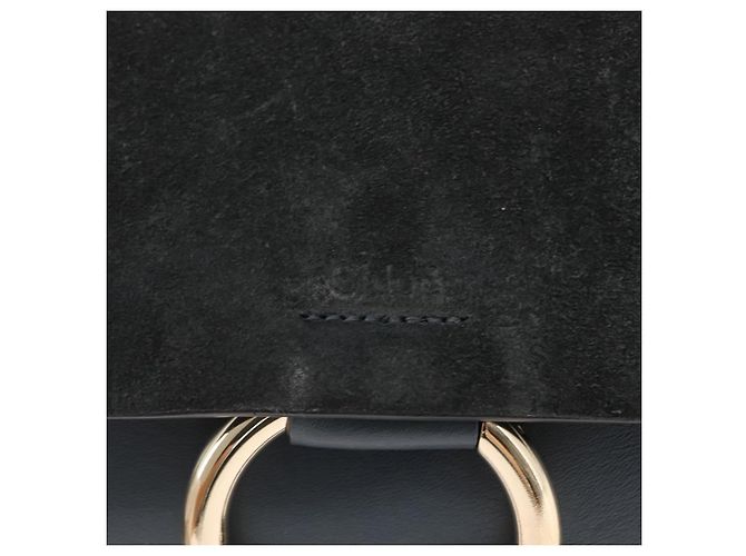Chloé Borsa a Spalla Chloe Fay in Pelle Scamosciata Verde Oro Auth gh1351 D'oro - vista 17