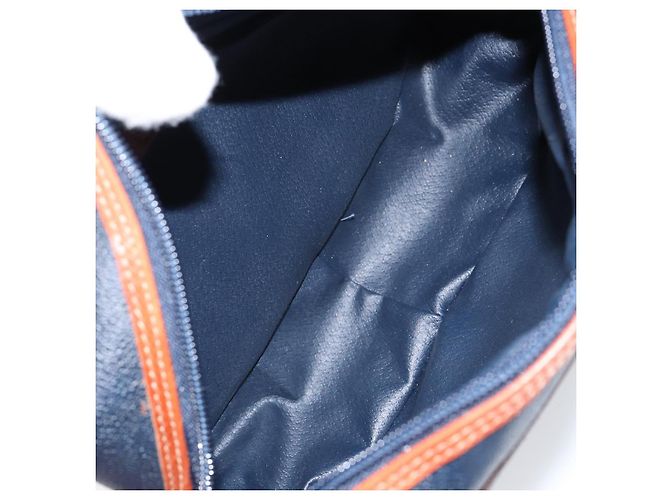 Autre Marque Borsa a Spalla Burberrys in Pelle PVC Blu Navy Oro Auth 154415 D'oro - vista 11