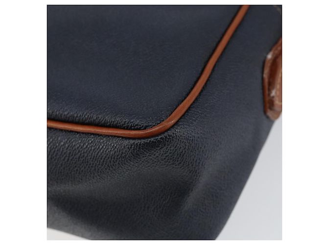 Autre Marque Borsa a Spalla Burberrys in Pelle PVC Blu Navy Oro Auth 154415 D'oro - vista 15