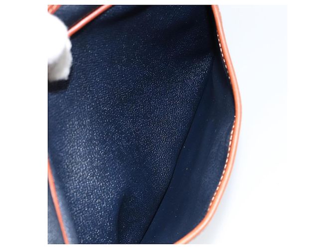 Autre Marque Borsa a Spalla Burberrys in Pelle PVC Blu Navy Oro Auth 154415 D'oro - vista 21