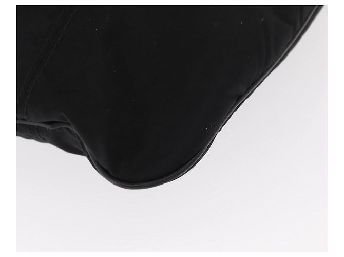 Borsa Vala in nylon e pelle Salvatore Ferragamo 2 in 1 Nero Argento Auth BA7673 - vista 15