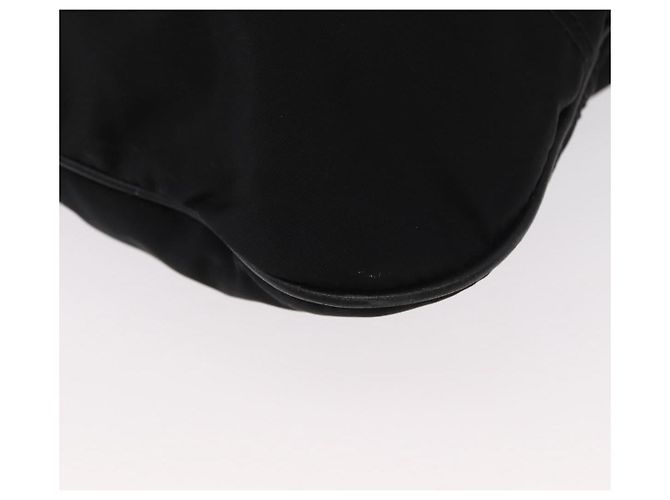 Borsa Vala in nylon e pelle Salvatore Ferragamo 2 in 1 Nero Argento Auth BA7673 - vista 16