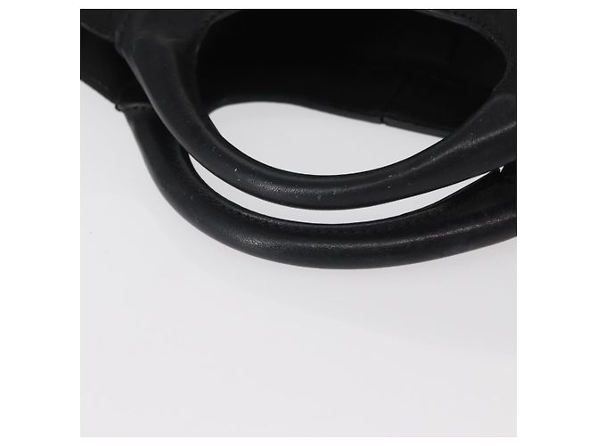Borsa Vala in nylon e pelle Salvatore Ferragamo 2 in 1 Nero Argento Auth BA7673 - vista 7