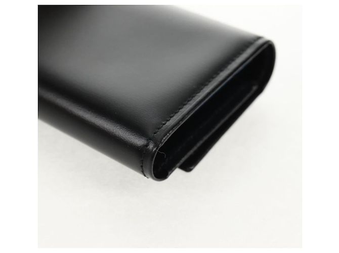 CARTIER Key Case Leather Black Auth am9296V - view 16