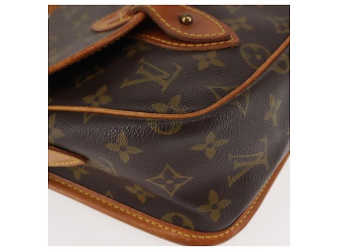 LOUIS VUITTON Monogram Gibeciere MM Schultertasche M42247 LV Auth ep11068 Monogramm - Ansicht 14