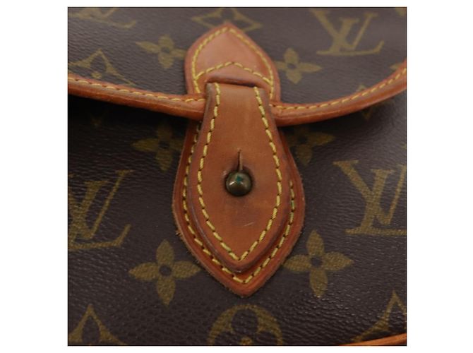 LOUIS VUITTON Monogram Gibeciere MM Schultertasche M42247 LV Auth ep11068 Monogramm - Ansicht 18