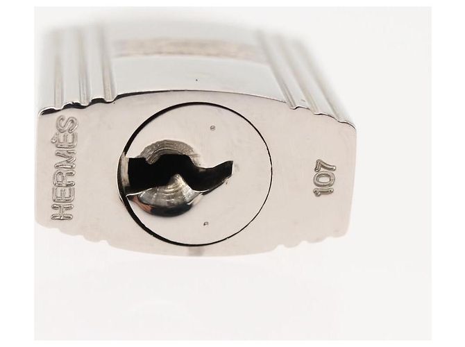 Hermès HERMES Lucchetto in Metallo Argento Auth hk3166 - vista 4