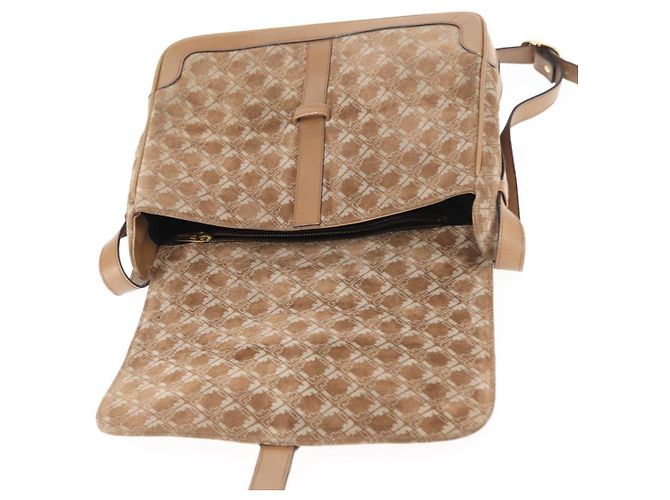 Schultertasche Salvatore Ferragamo Wildleder Beige Auth ba6792 - Ansicht 10