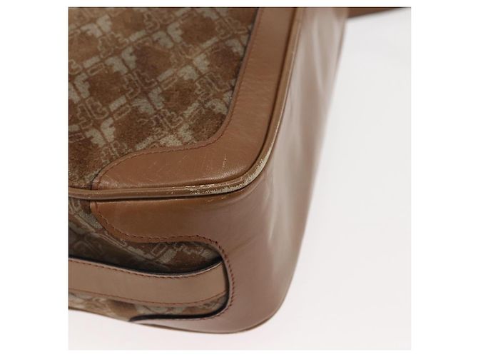 Schultertasche Salvatore Ferragamo Wildleder Beige Auth ba6792 - Ansicht 15