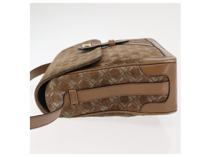 Schultertasche Salvatore Ferragamo Wildleder Beige Auth ba6792 - Ansicht 4