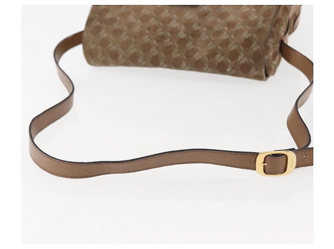 Schultertasche Salvatore Ferragamo Wildleder Beige Auth ba6792 - Ansicht 7
