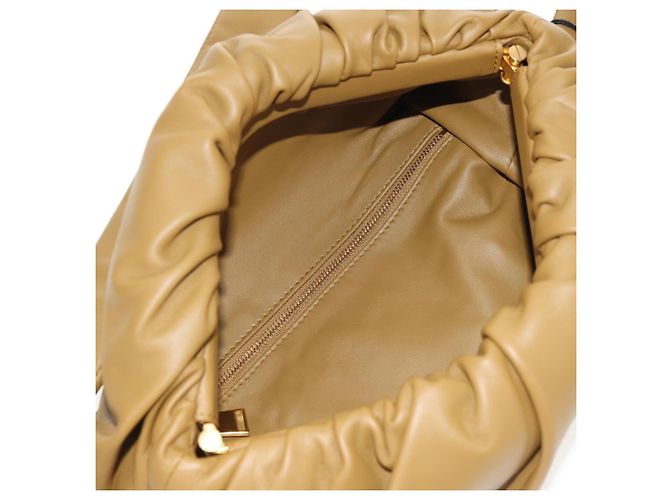 Borsa a corpo in pelle Bottega Veneta oro khaki Auth sw1602M D'oro Cachi - vista 10
