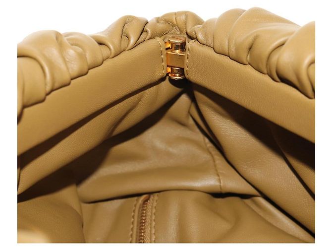 Borsa a corpo in pelle Bottega Veneta oro khaki Auth sw1602M D'oro Cachi - vista 18