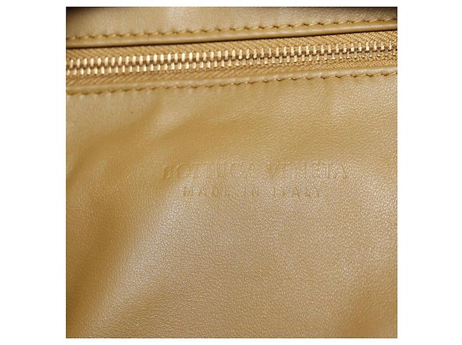 Borsa a corpo in pelle Bottega Veneta oro khaki Auth sw1602M D'oro Cachi - vista 20