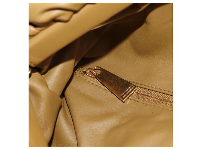 Borsa a corpo in pelle Bottega Veneta oro khaki Auth sw1602M D'oro Cachi - vista 21