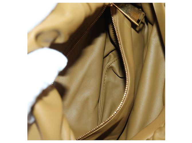 Borsa a corpo in pelle Bottega Veneta oro khaki Auth sw1602M D'oro Cachi - vista 22
