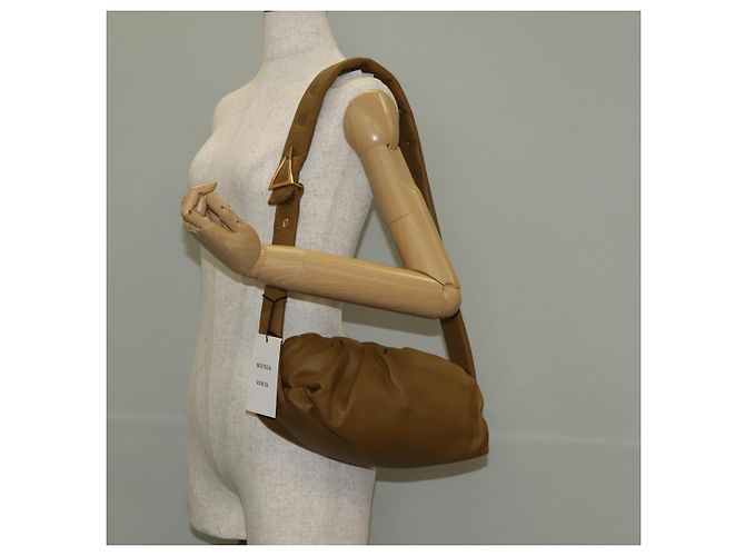 Borsa a corpo in pelle Bottega Veneta oro khaki Auth sw1602M D'oro Cachi - vista 23