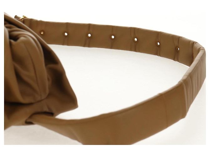 Borsa a corpo in pelle Bottega Veneta oro khaki Auth sw1602M D'oro Cachi - vista 8