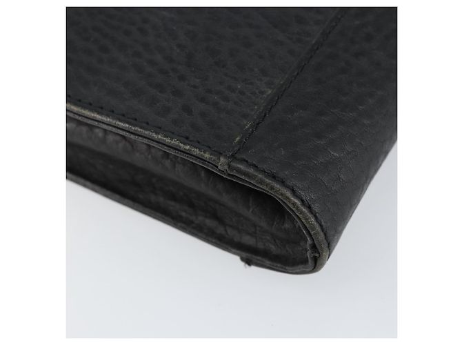Autre Marque Borsa a mano in pelle nera Burberrys Auth ep11188 Nero - vista 14