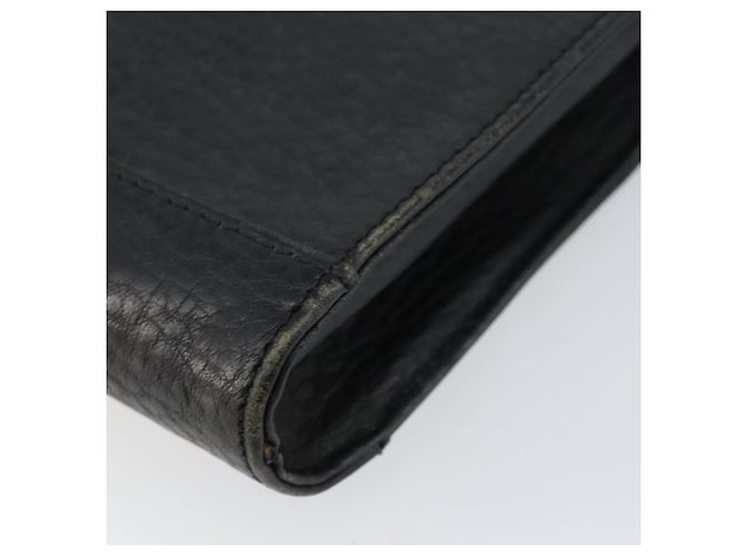 Autre Marque Borsa a mano in pelle nera Burberrys Auth ep11188 Nero - vista 15