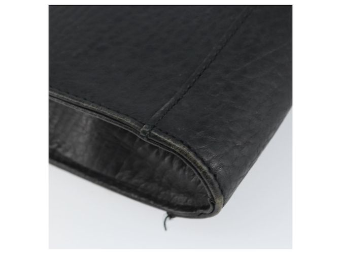 Autre Marque Borsa a mano in pelle nera Burberrys Auth ep11188 Nero - vista 16