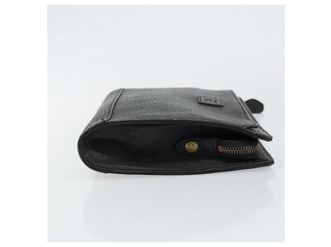 Autre Marque Borsa a mano in pelle nera Burberrys Auth ep11188 Nero - vista 3