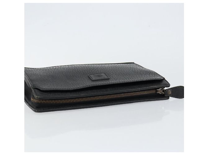 Autre Marque Borsa a mano in pelle nera Burberrys Auth ep11188 Nero - vista 5