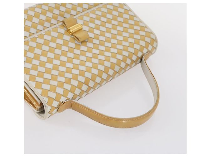 Borsa BALLY in tela e pelle 3 pezzi Nero Beige Auth BA6489 - vista 19