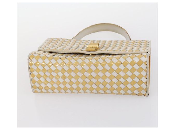 Borsa BALLY in tela e pelle 3 pezzi Nero Beige Auth BA6489 - vista 21