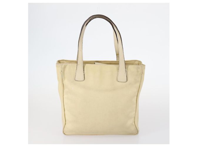 Borsa BALLY in tela e pelle 3 pezzi Nero Beige Auth BA6489 - vista 3