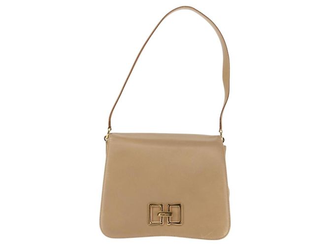 Borsa a Spalla Vala in Pelle Beige Auth BA6806 di Salvatore Ferragamo - vista 13