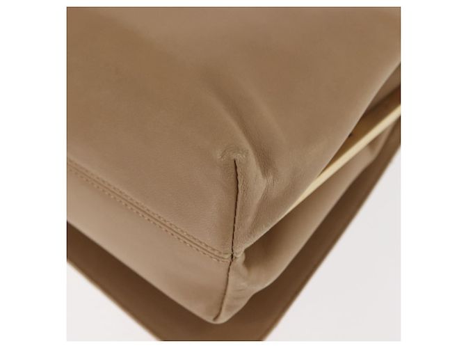 Borsa a Spalla Vala in Pelle Beige Auth BA6806 di Salvatore Ferragamo - vista 16