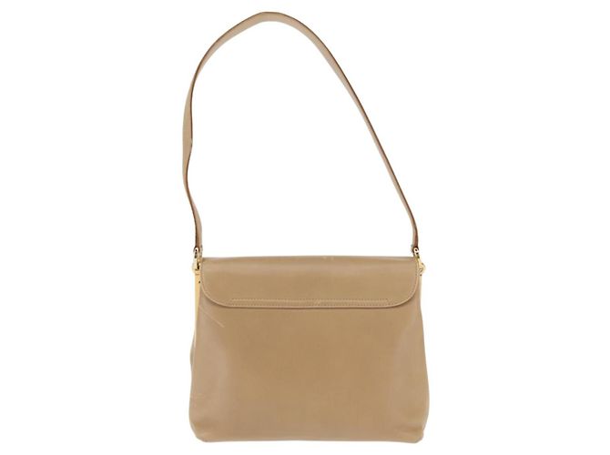 Borsa a Spalla Vala in Pelle Beige Auth BA6806 di Salvatore Ferragamo - vista 2