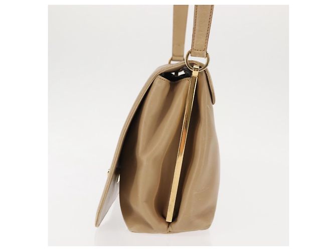 Borsa a Spalla Vala in Pelle Beige Auth BA6806 di Salvatore Ferragamo - vista 3