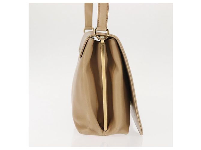 Borsa a Spalla Vala in Pelle Beige Auth BA6806 di Salvatore Ferragamo - vista 4