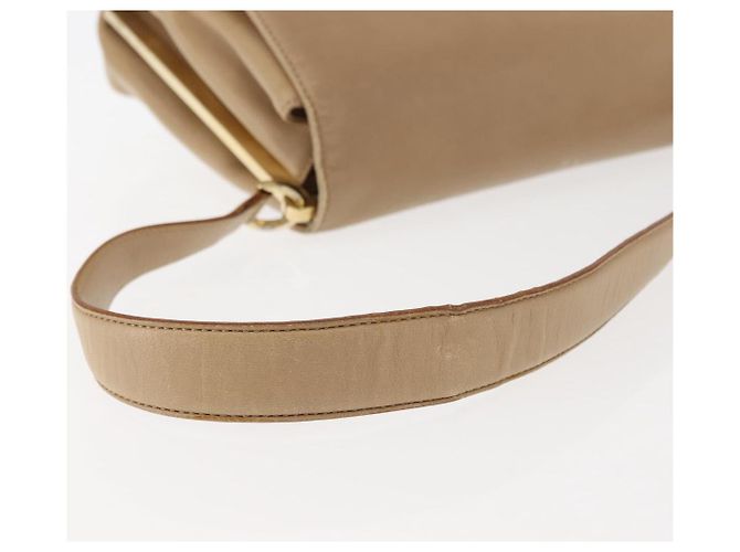 Borsa a Spalla Vala in Pelle Beige Auth BA6806 di Salvatore Ferragamo - vista 7