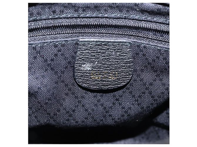 Borsa a mano in suede Gucci Bamboo 2way Nera Auth BA6752 Nero - vista 12