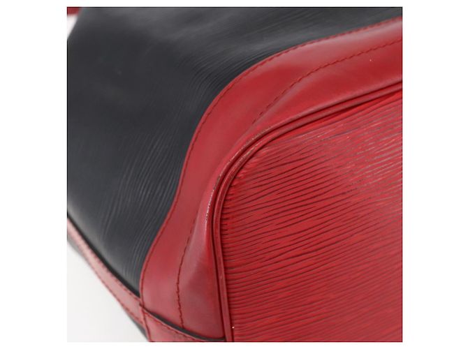 LOUIS VUITTON Epi Noe Schultertasche Bicolor Schwarz Rot M44017 LV Auth BA6524 - Ansicht 14