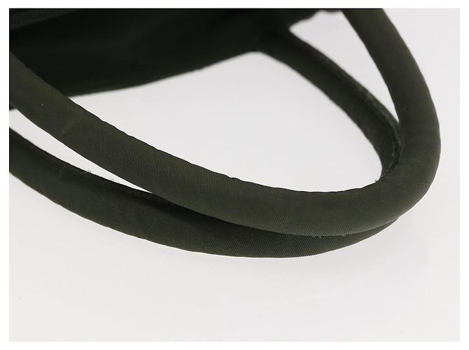 PRADA Borsa a mano in nylon khaki argento autentica bs29885 Cachi - vista 7
