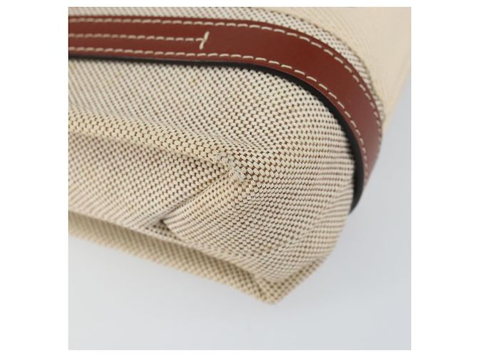 Chloé Borsa a mano Woody Chloe in tela e pelle 2 in 1 beige oro Auth BA8173 D'oro - vista 15