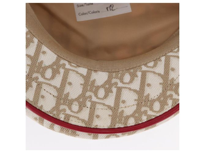 Christian Dior Trotter Canvas Cap Beige Auth mr1632V - Ansicht 15