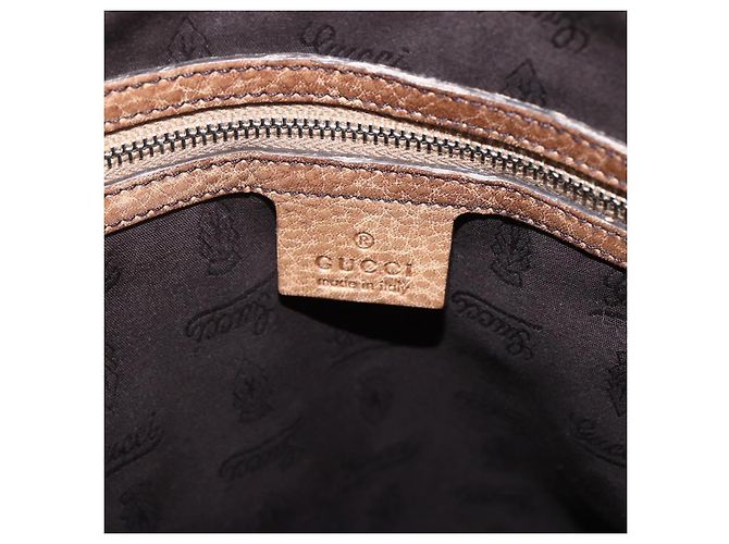 GUCCI GG Canvas Tote Bag Beige Silber 232946 Auth BA8182 - Ansicht 10